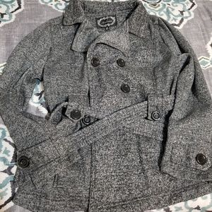 Grey and black coat